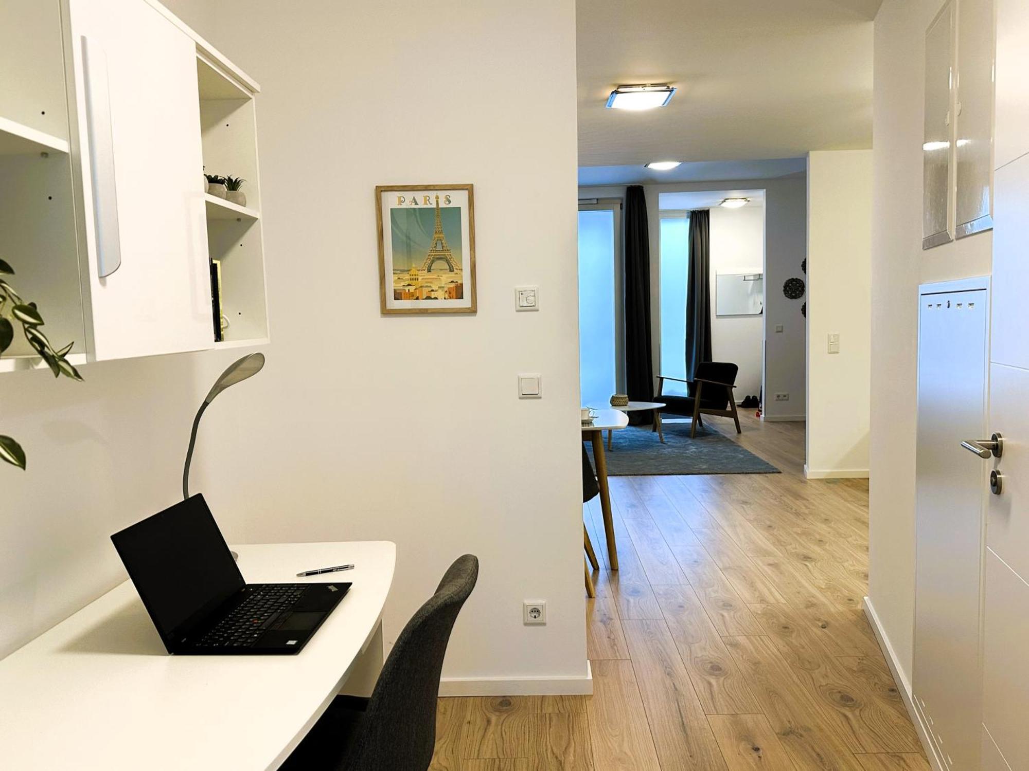 Bohnapartments - Nordkap-Suiten - Gratis Parkplatz - Moderner Neubau - Erdgeschoss - Fussbodenheizung Erfurt Camera foto