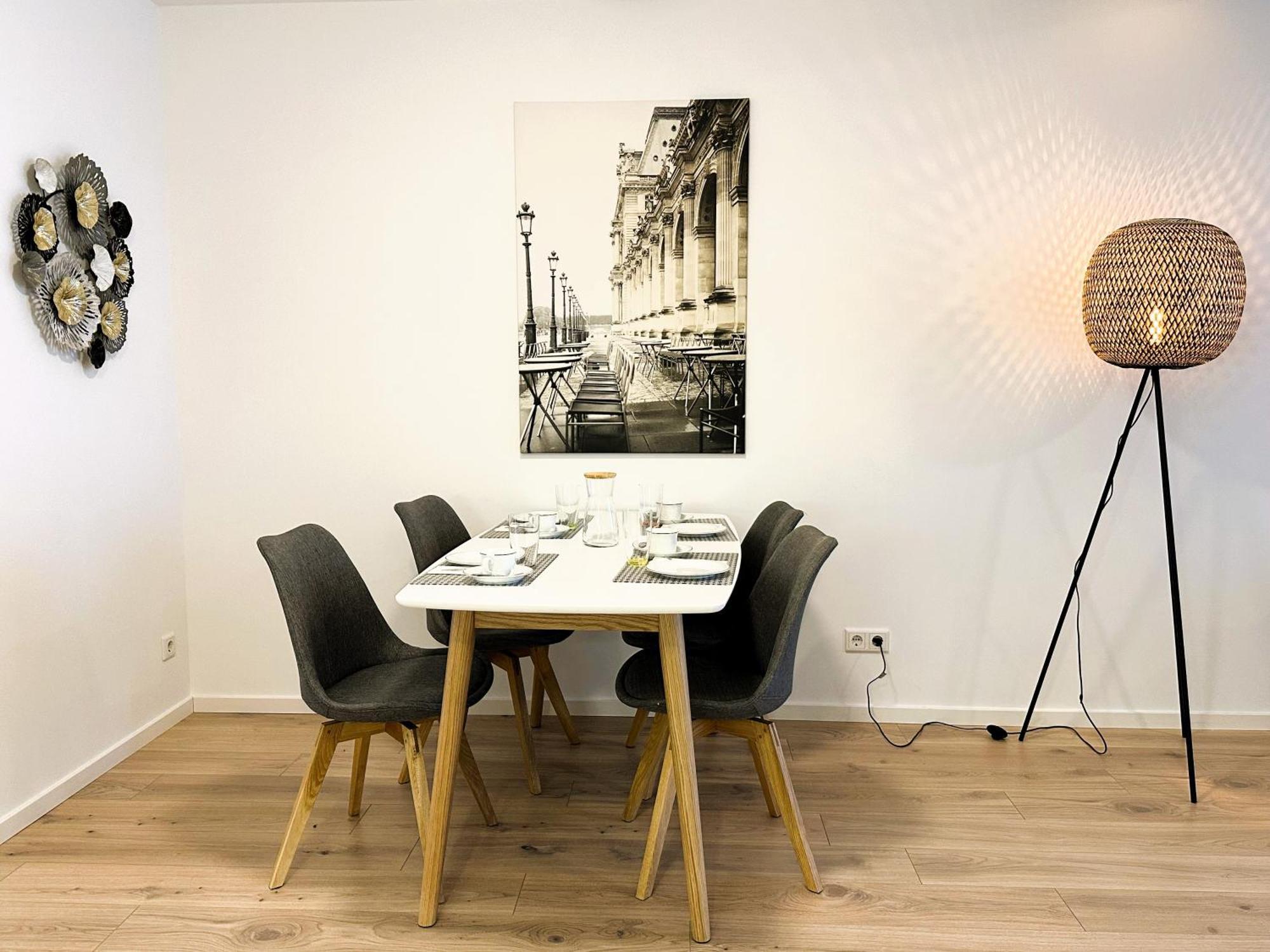 Bohnapartments - Nordkap-Suiten - Gratis Parkplatz - Moderner Neubau - Erdgeschoss - Fussbodenheizung Erfurt Esterno foto