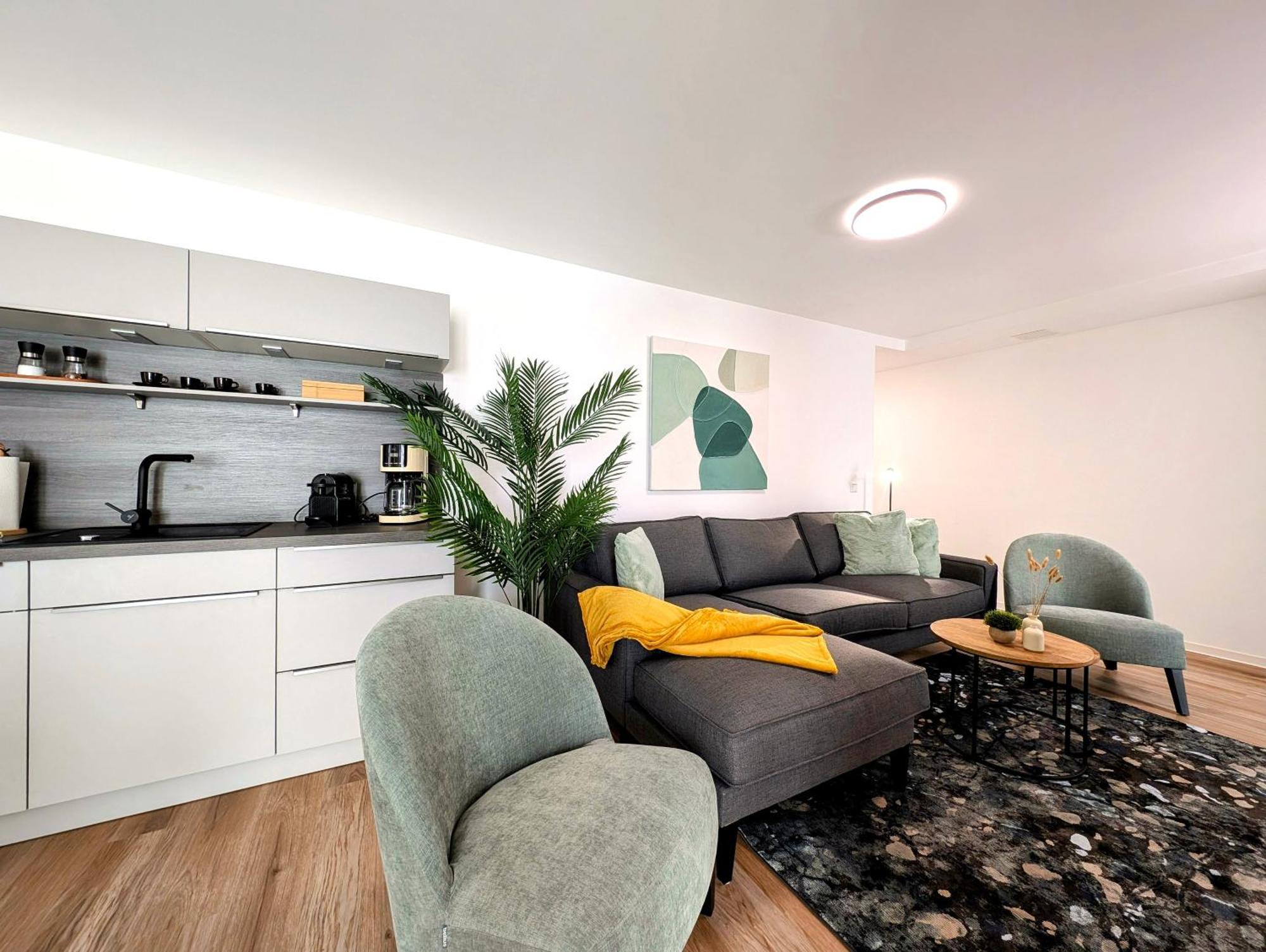 Bohnapartments - Nordkap-Suiten - Gratis Parkplatz - Moderner Neubau - Erdgeschoss - Fussbodenheizung Erfurt Esterno foto