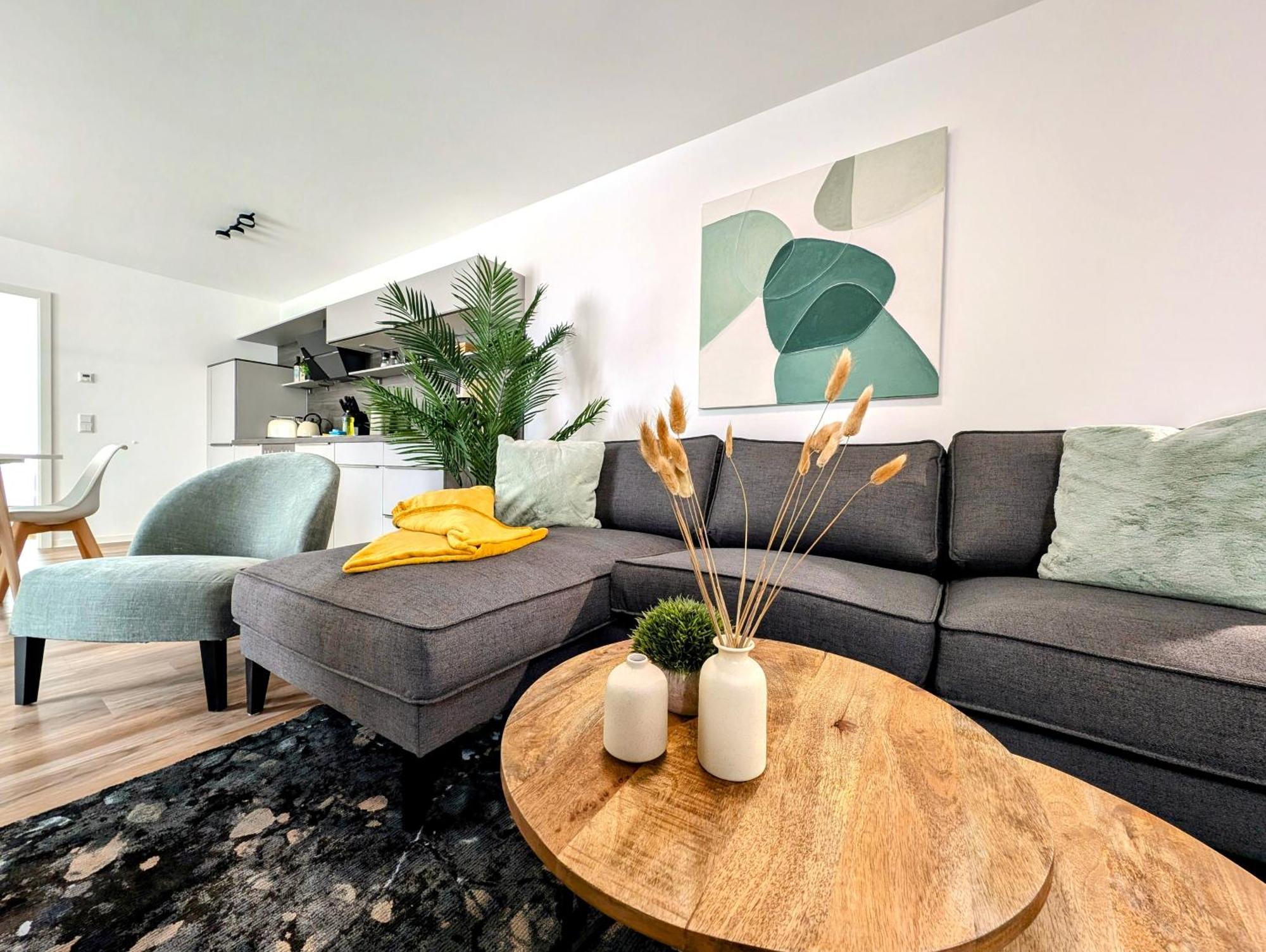 Bohnapartments - Nordkap-Suiten - Gratis Parkplatz - Moderner Neubau - Erdgeschoss - Fussbodenheizung Erfurt Esterno foto
