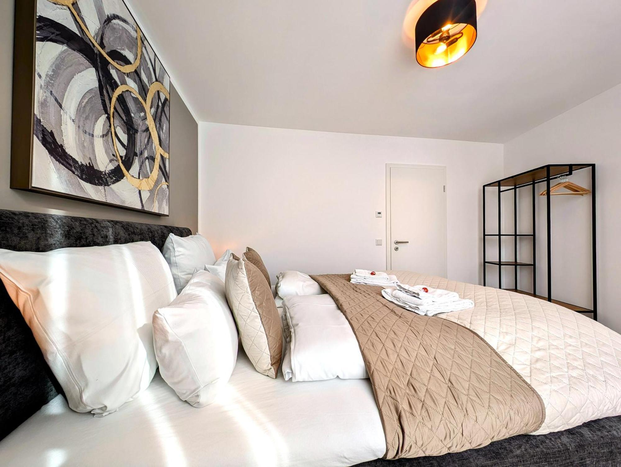 Bohnapartments - Nordkap-Suiten - Gratis Parkplatz - Moderner Neubau - Erdgeschoss - Fussbodenheizung Erfurt Camera foto