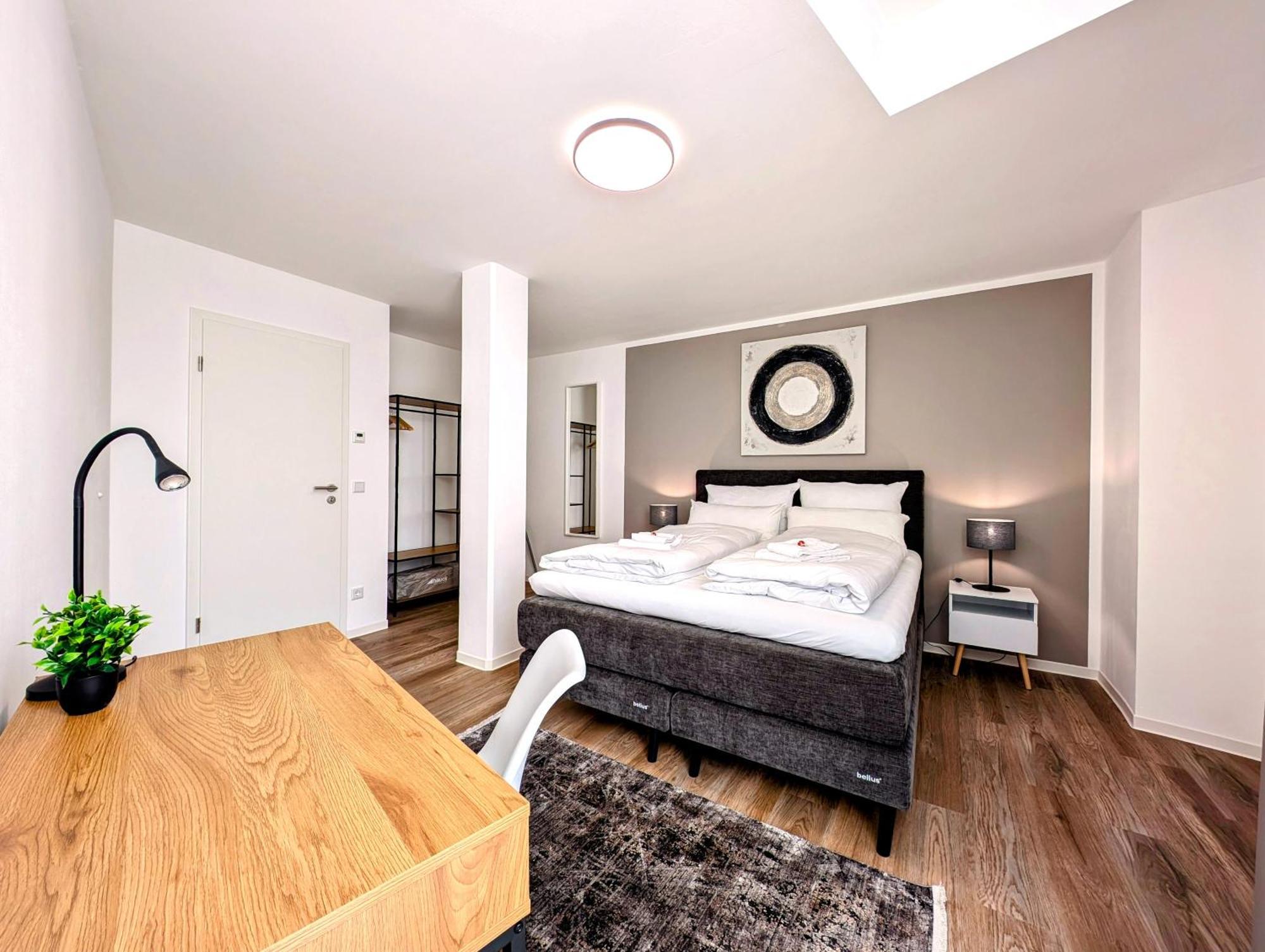 Bohnapartments - Nordkap-Suiten - Gratis Parkplatz - Moderner Neubau - Erdgeschoss - Fussbodenheizung Erfurt Esterno foto