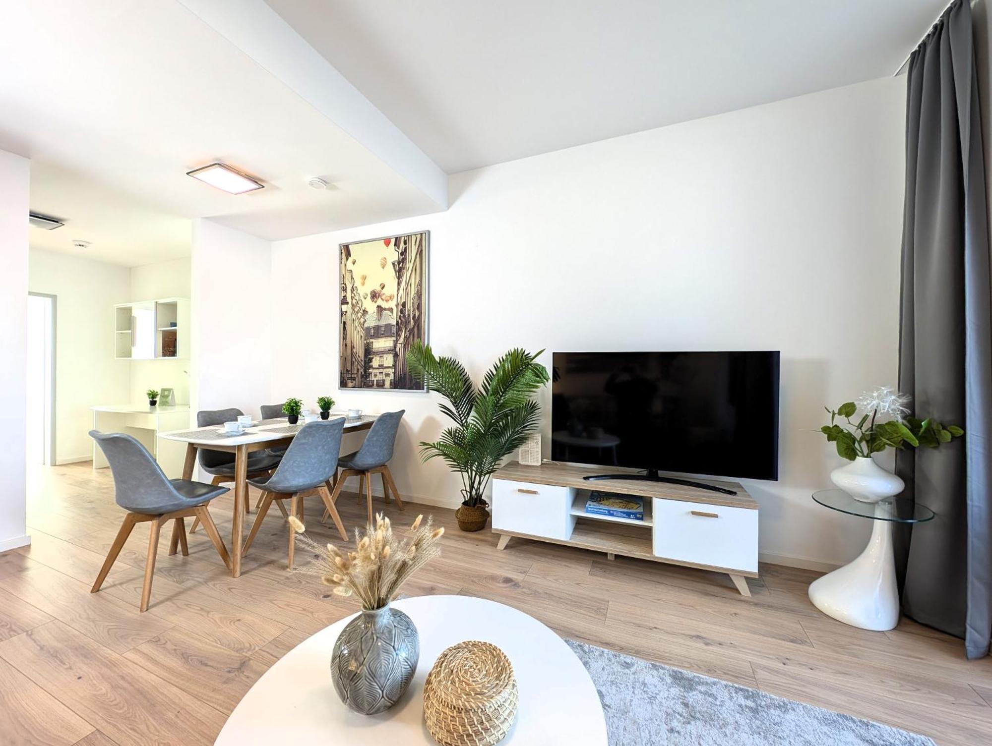 Bohnapartments - Nordkap-Suiten - Gratis Parkplatz - Moderner Neubau - Erdgeschoss - Fussbodenheizung Erfurt Esterno foto